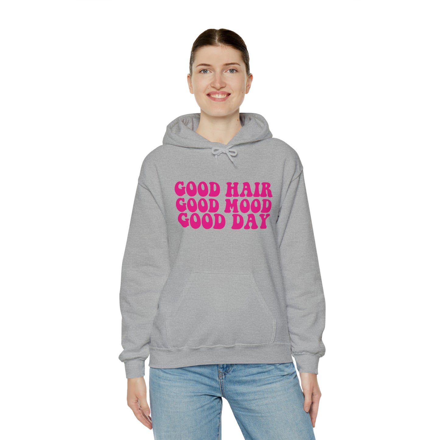 GOOD HAIR GOOD MOOD Hooded Sweatshirt