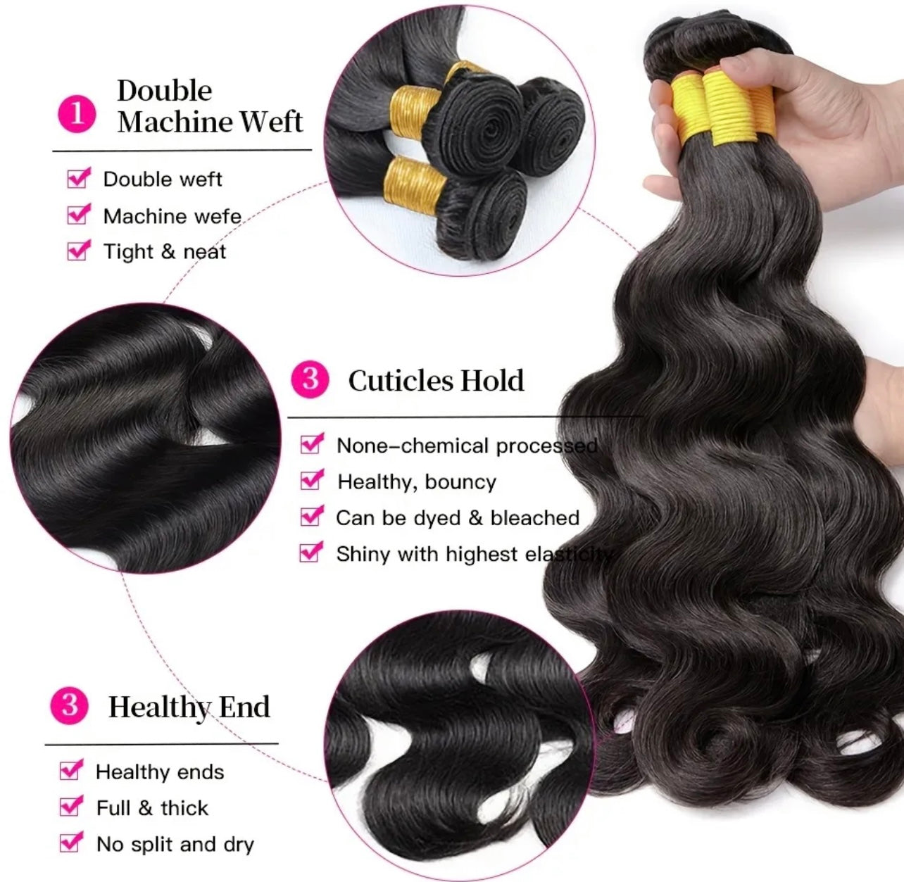 Brazilian Bodywave Single Bundle